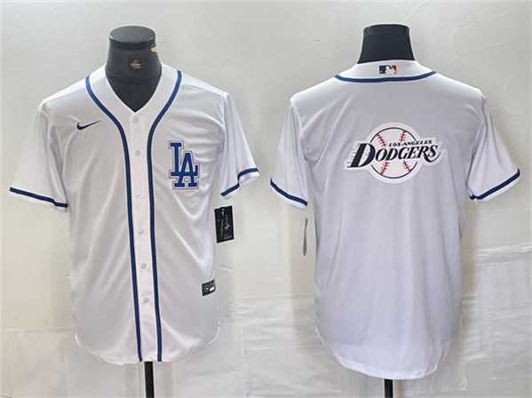 Men%27s Los Angeles Dodgers Team Big Logo White Cool Base Stitched Baseball Jerseys->minnesota twins->MLB Jersey